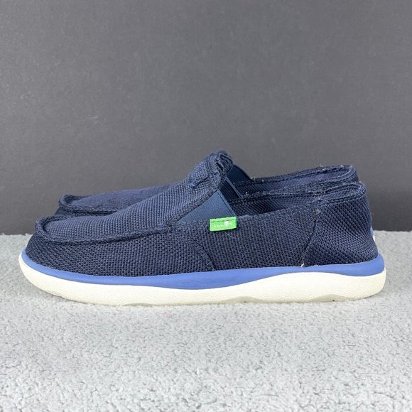 Sanuk Vagabond Tripper Men's Size 7 Mesh Slip On Loafers Navy Blue 1091409 - Picture 3 of 8
